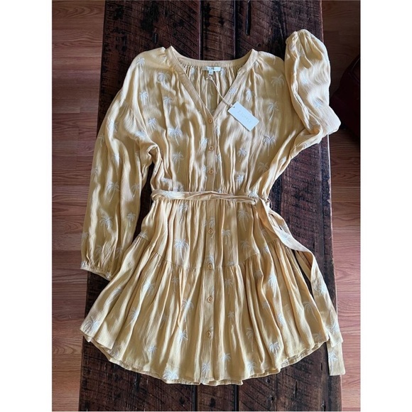 Z Supply Women’s easy to love palm tree dress size xsmall new with tags - Picture 12 of 16